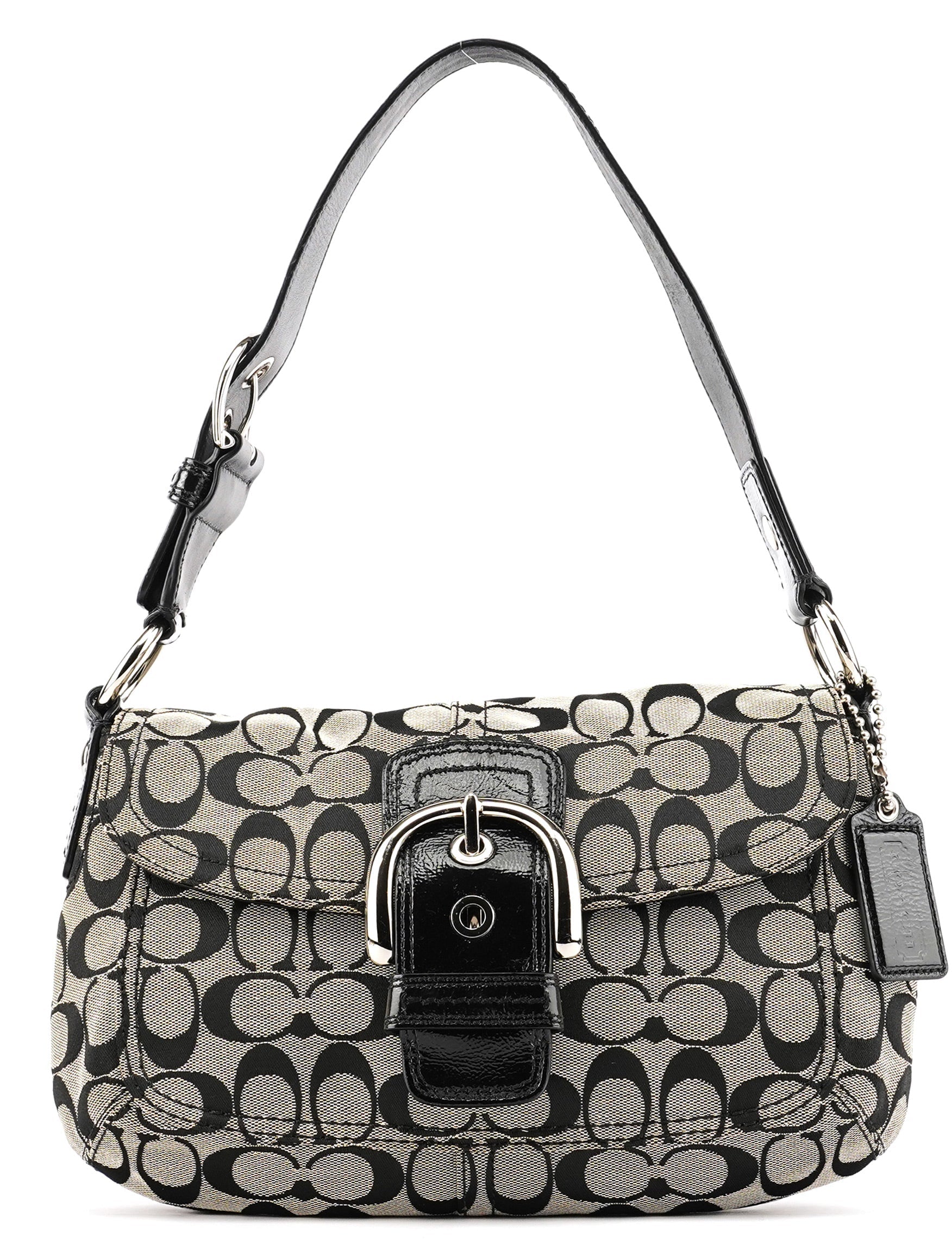 F13113 Grey Black Soho Shoulder Bag