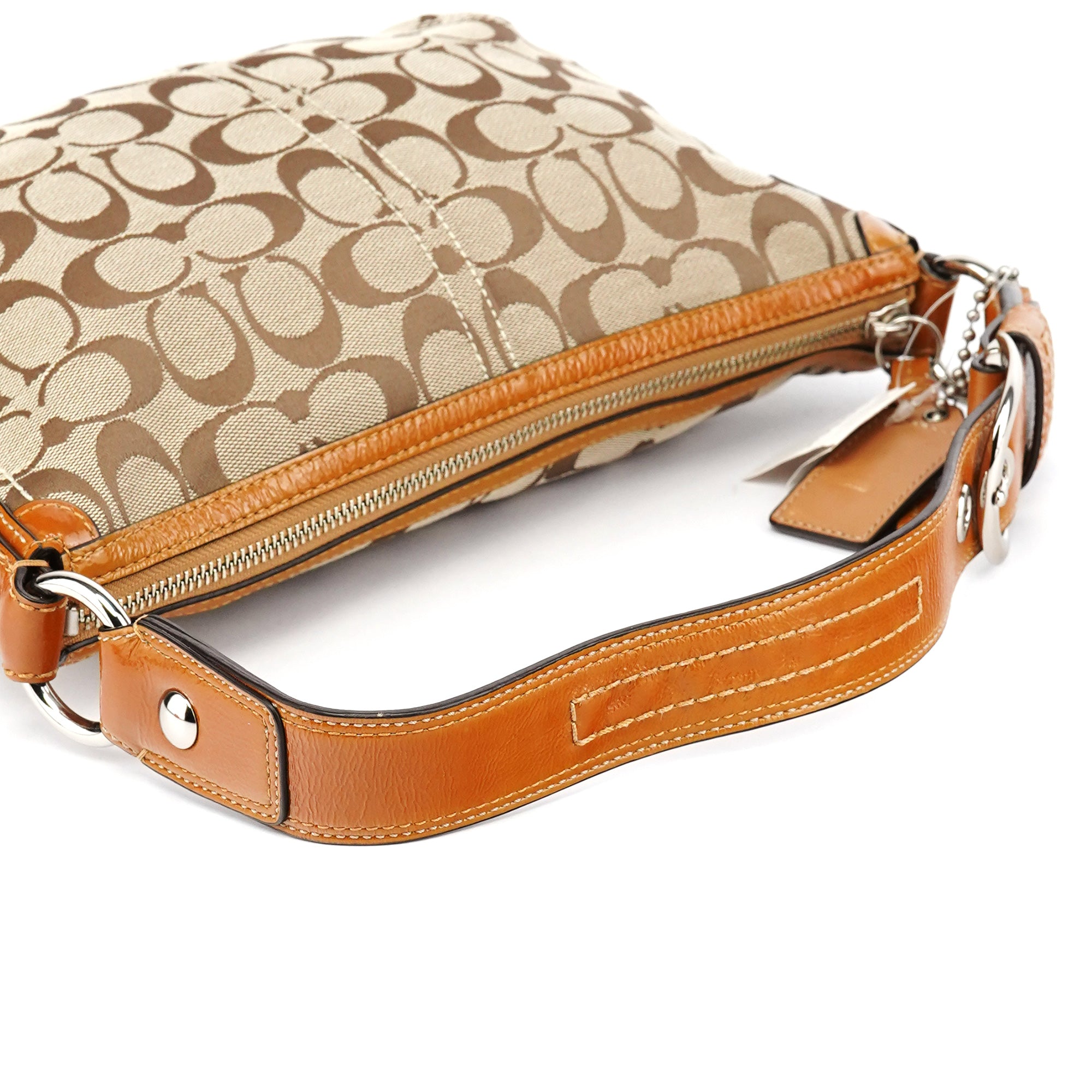F13114 Beige Signature Soho Shoulder Bag