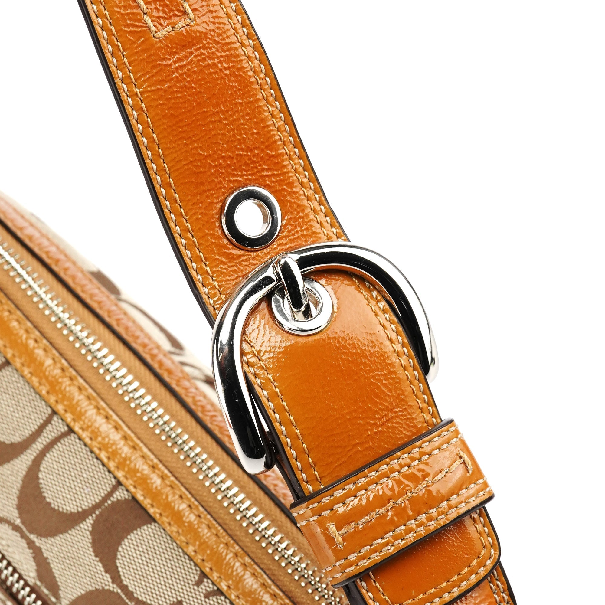 F13114 Beige Signature Soho Shoulder Bag