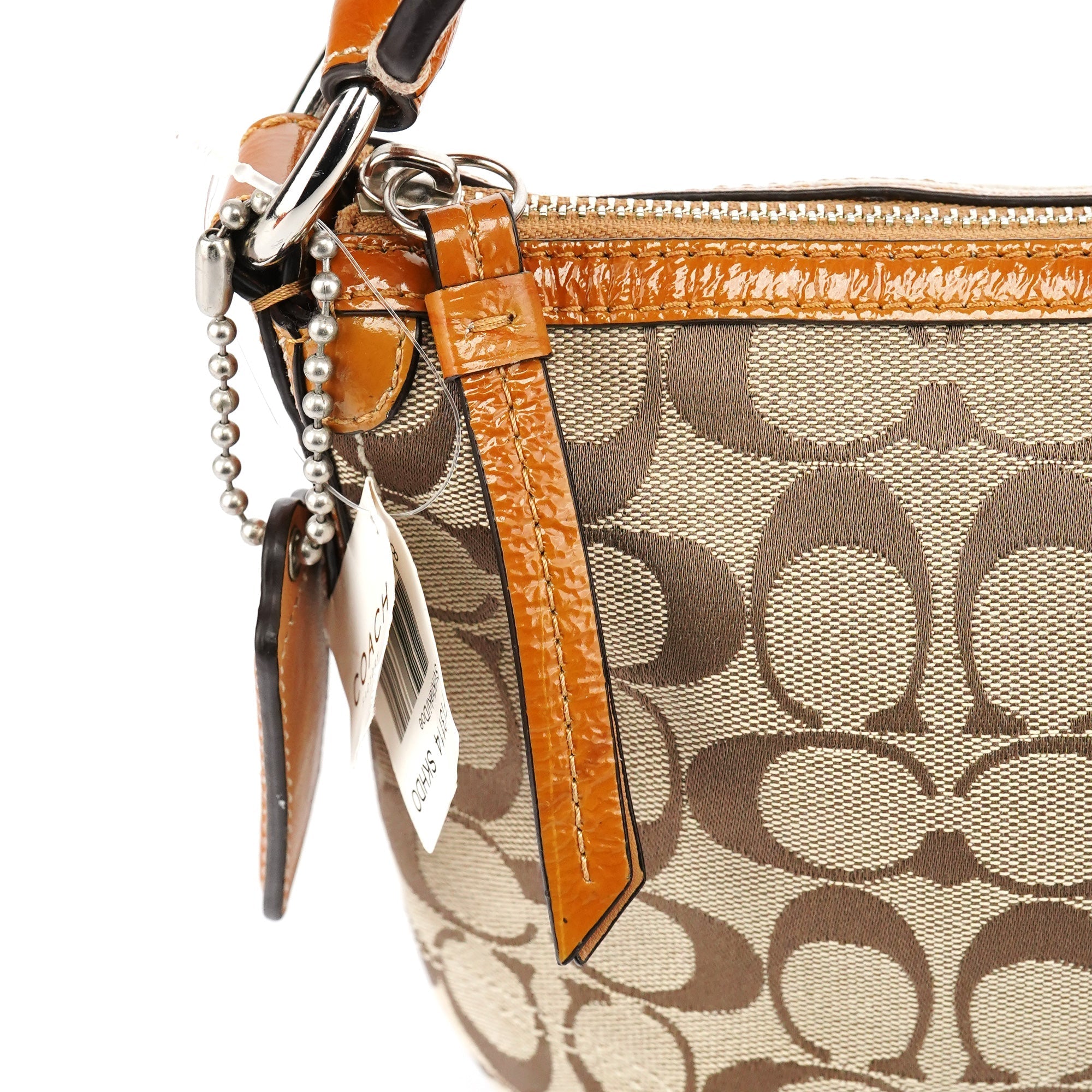 F13114 Beige Signature Soho Shoulder Bag