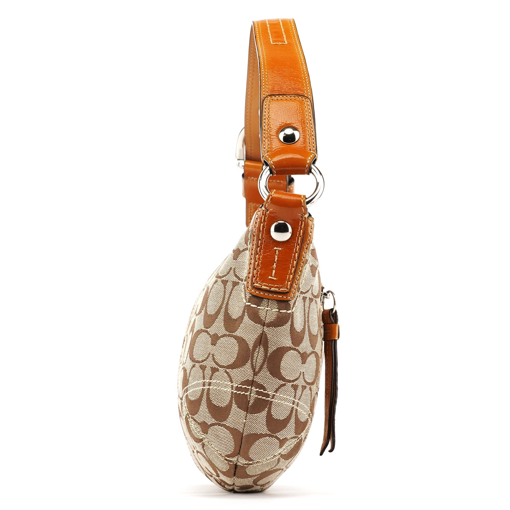 F13114 Beige Signature Soho Shoulder Bag