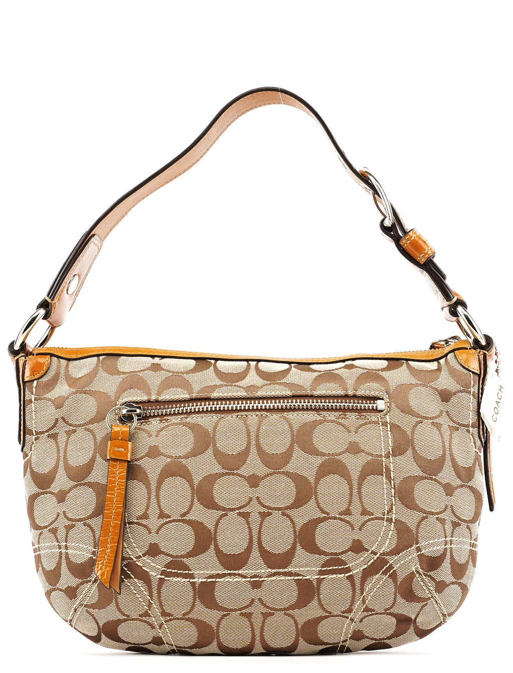 F13114 Beige Signature Soho Shoulder Bag