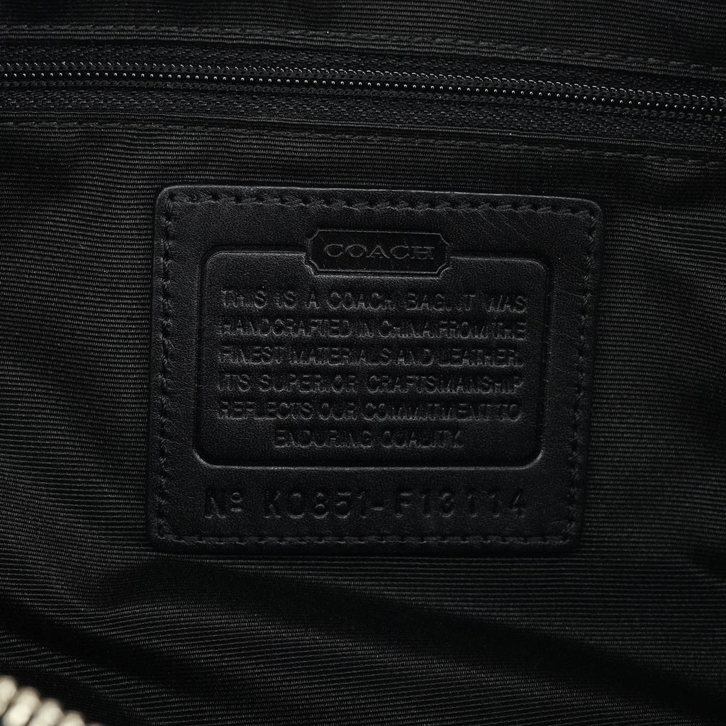 F13114 Grey Black Signature Soho Shoulder Bag