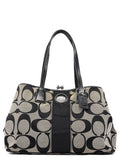 F13533 Grey Signature C Tote Bag