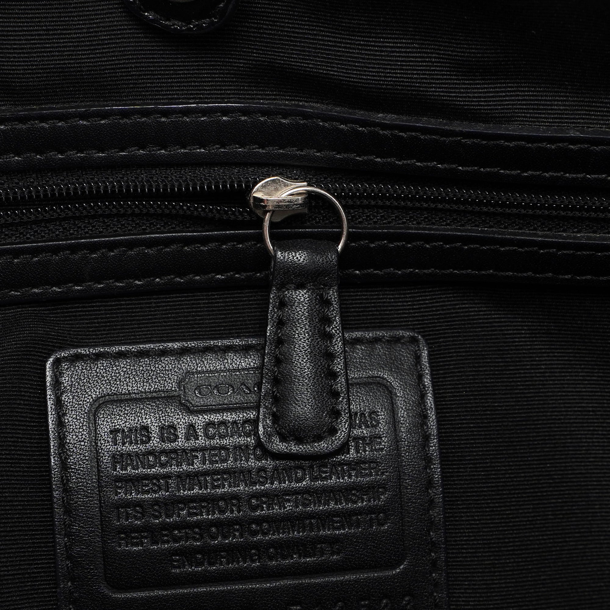 F13533 Grey Signature C Tote Bag