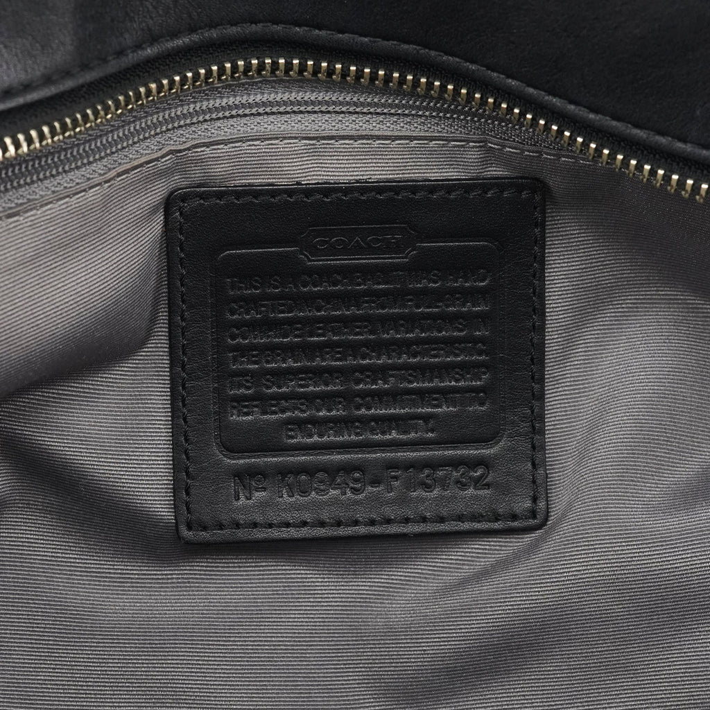 F13732 Black Leather Soho Tote Bag