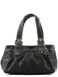 F13732 Black Leather Soho Tote Bag