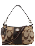 F15111 Beige Signature C 2-Way Shoulder Bag