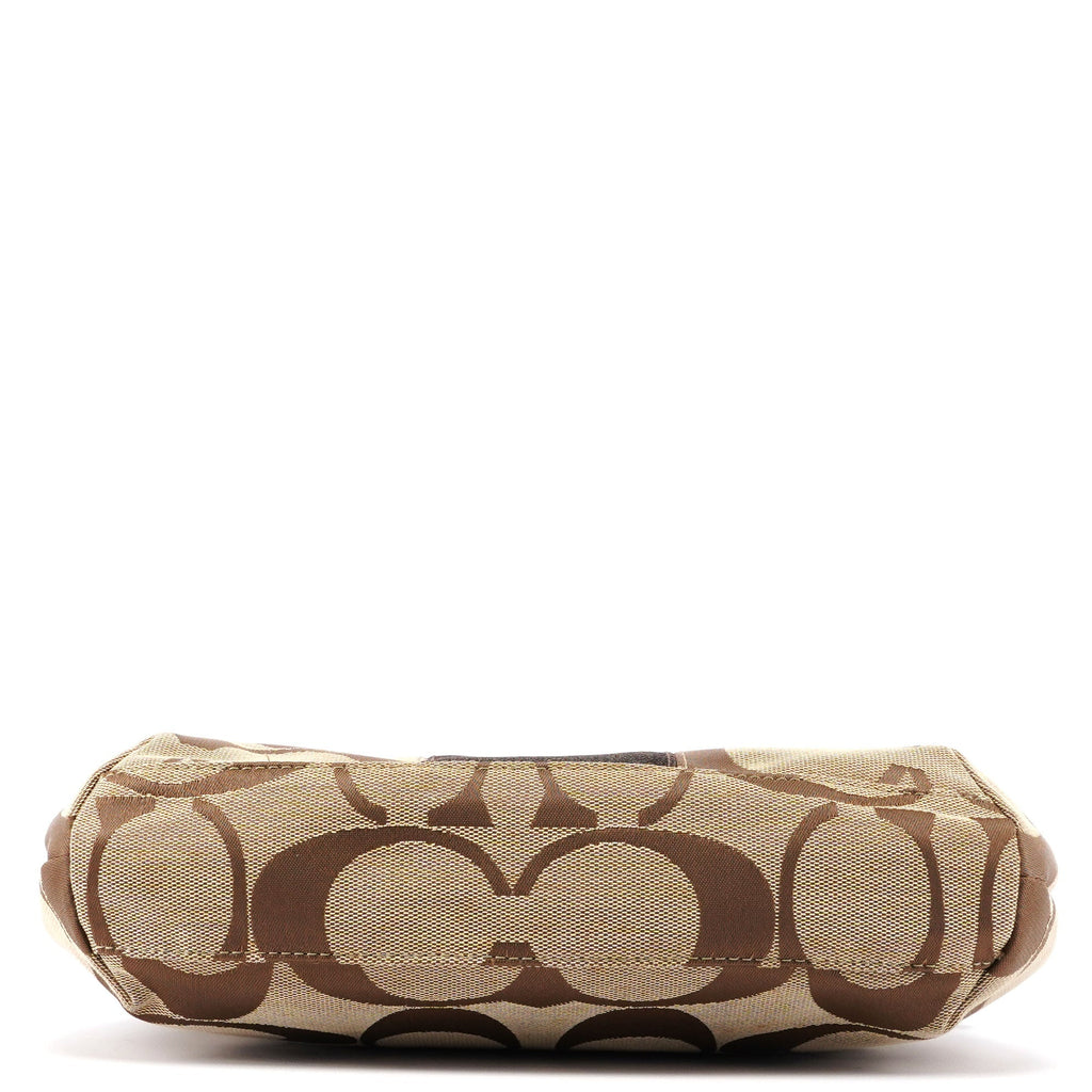 F15111 Beige Signature C 2-Way Shoulder Bag