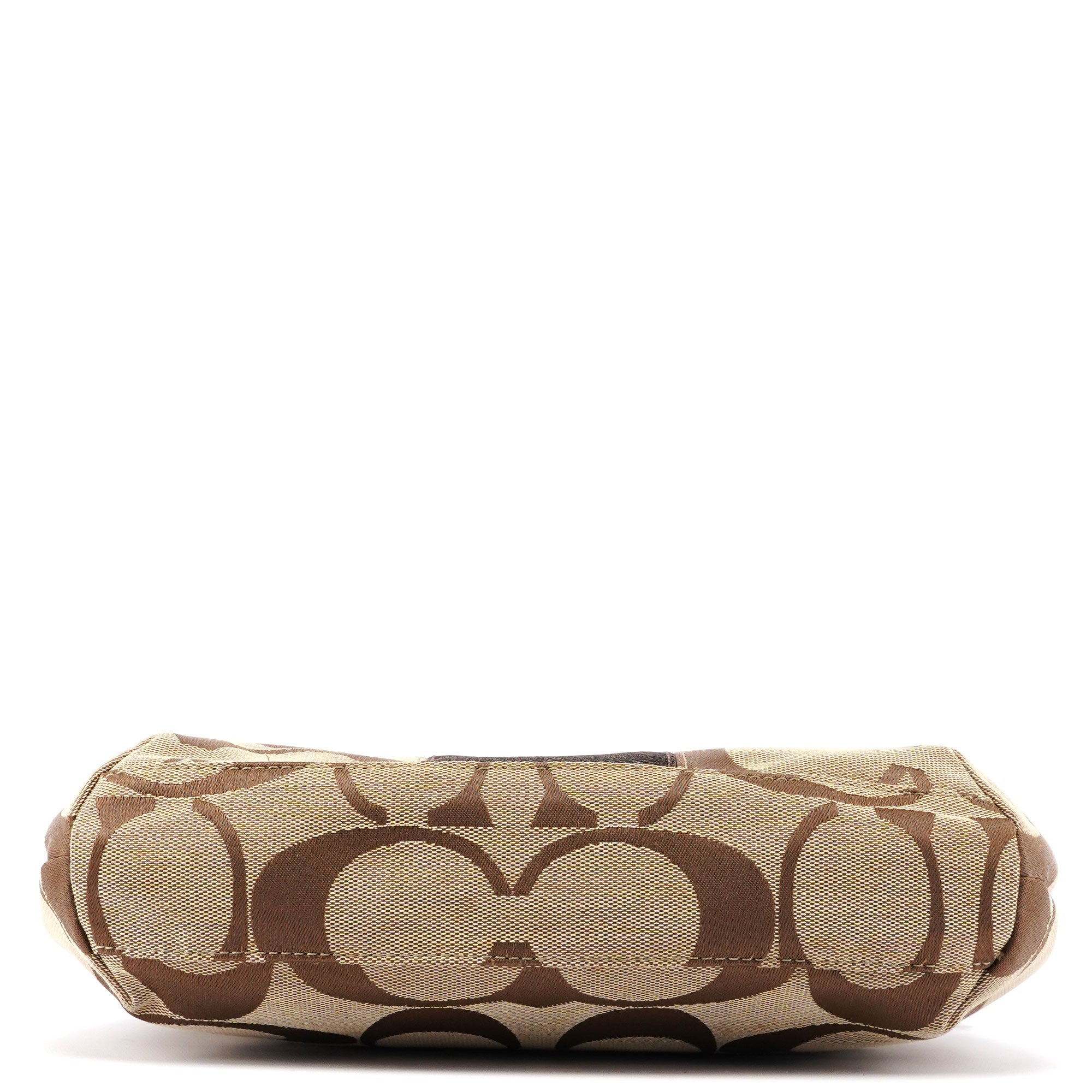 F15111 Beige Signature C 2-Way Shoulder Bag