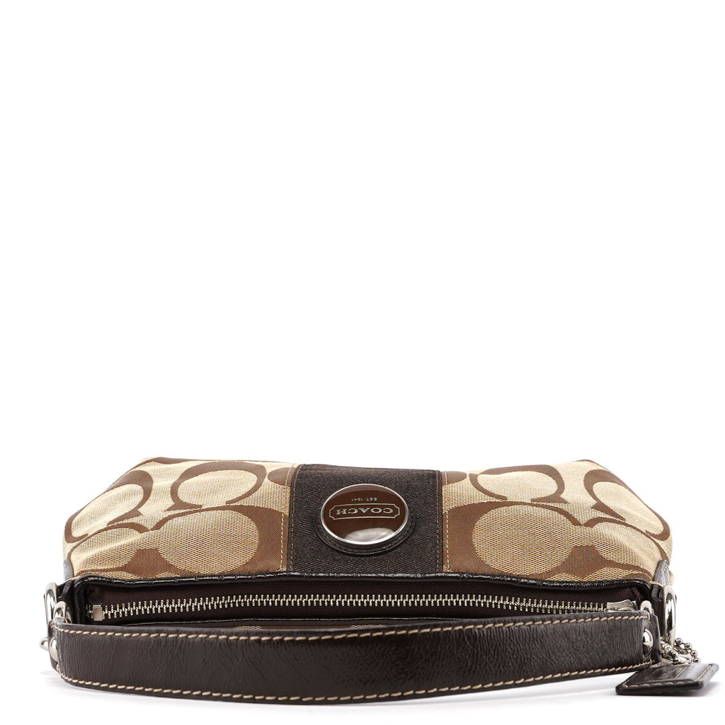 F15111 Beige Signature C 2-Way Shoulder Bag