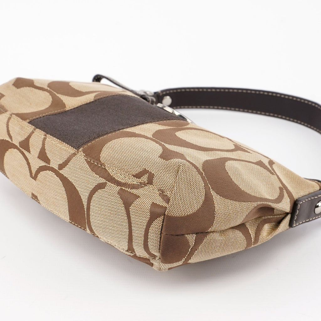 F15111 Beige Signature C 2-Way Shoulder Bag