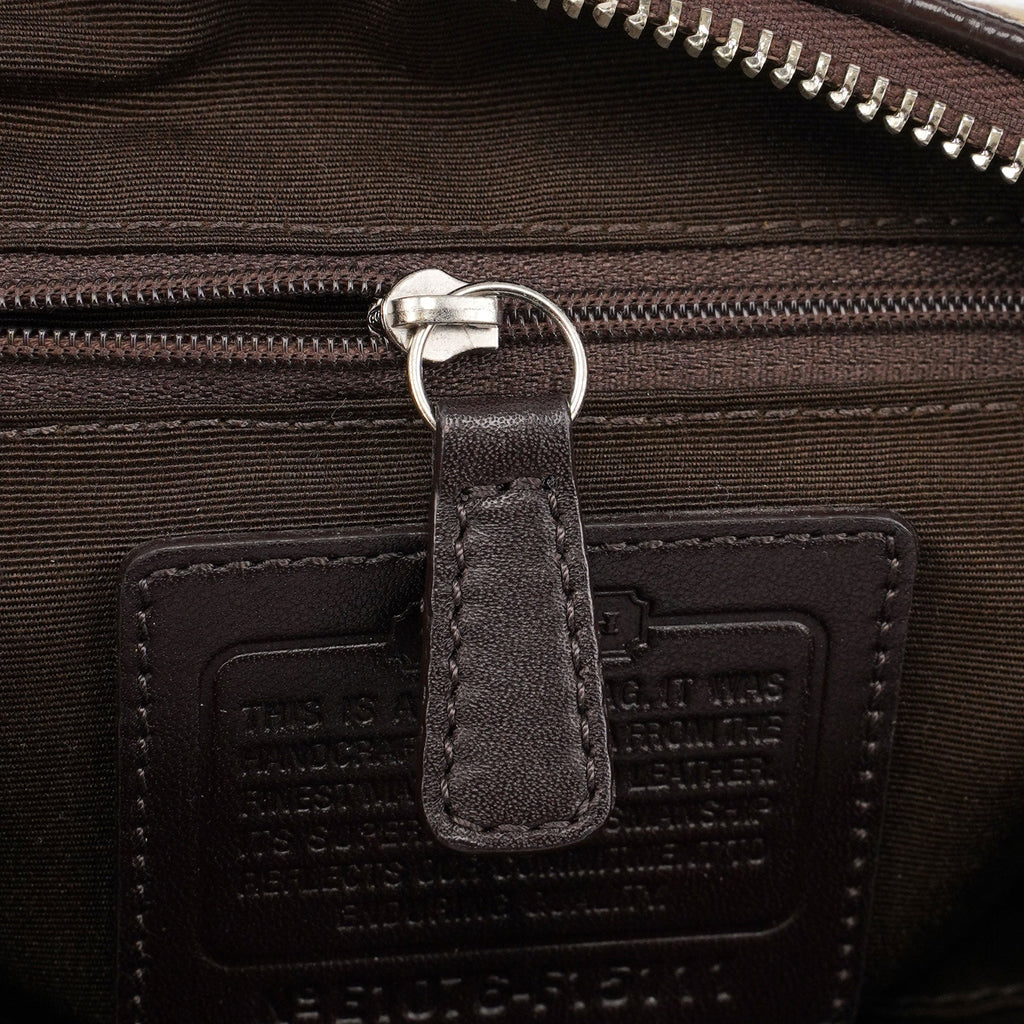 F15111 Beige Signature C 2-Way Shoulder Bag