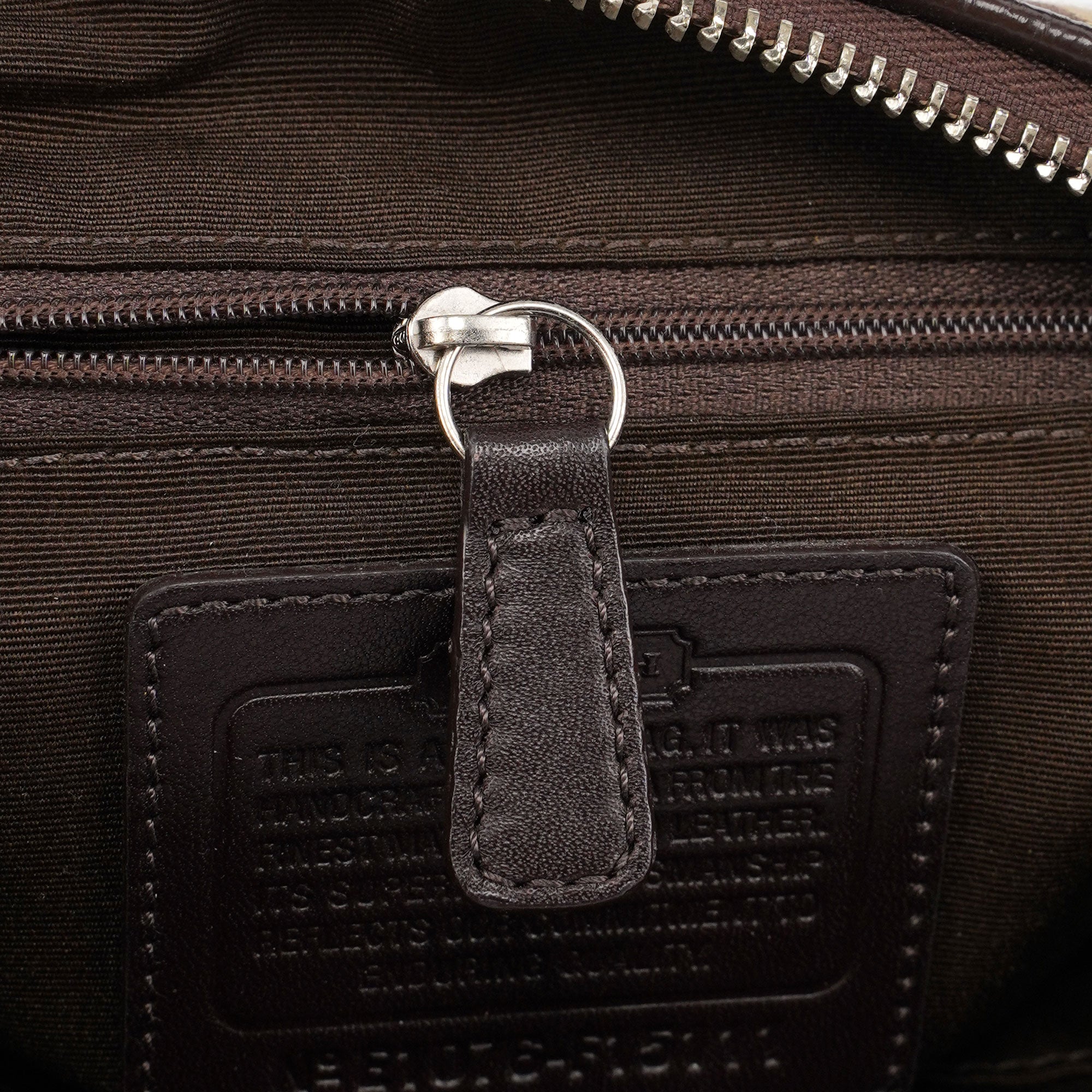 F15111 Beige Signature C 2-Way Shoulder Bag