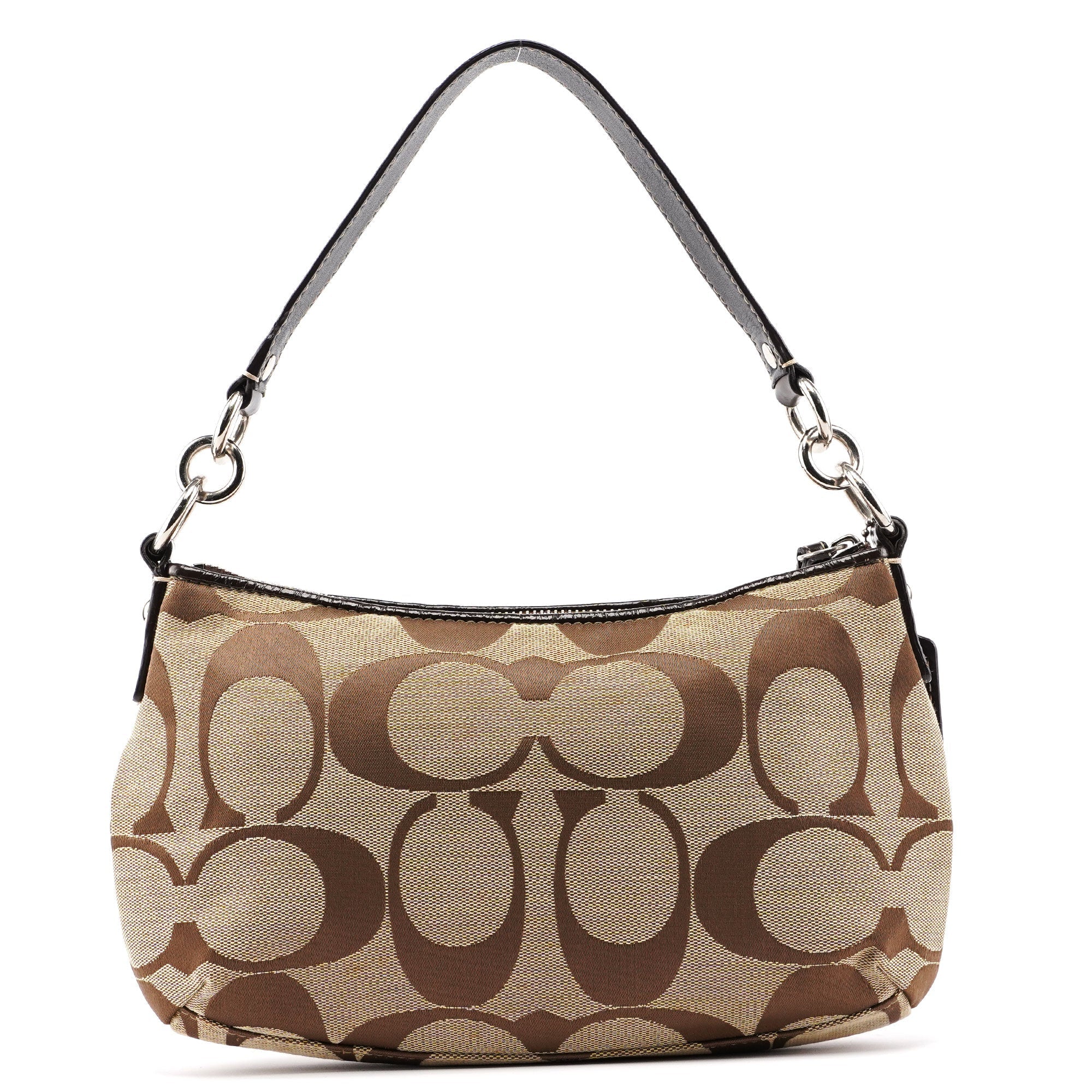 F15111 Beige Signature C 2-Way Shoulder Bag