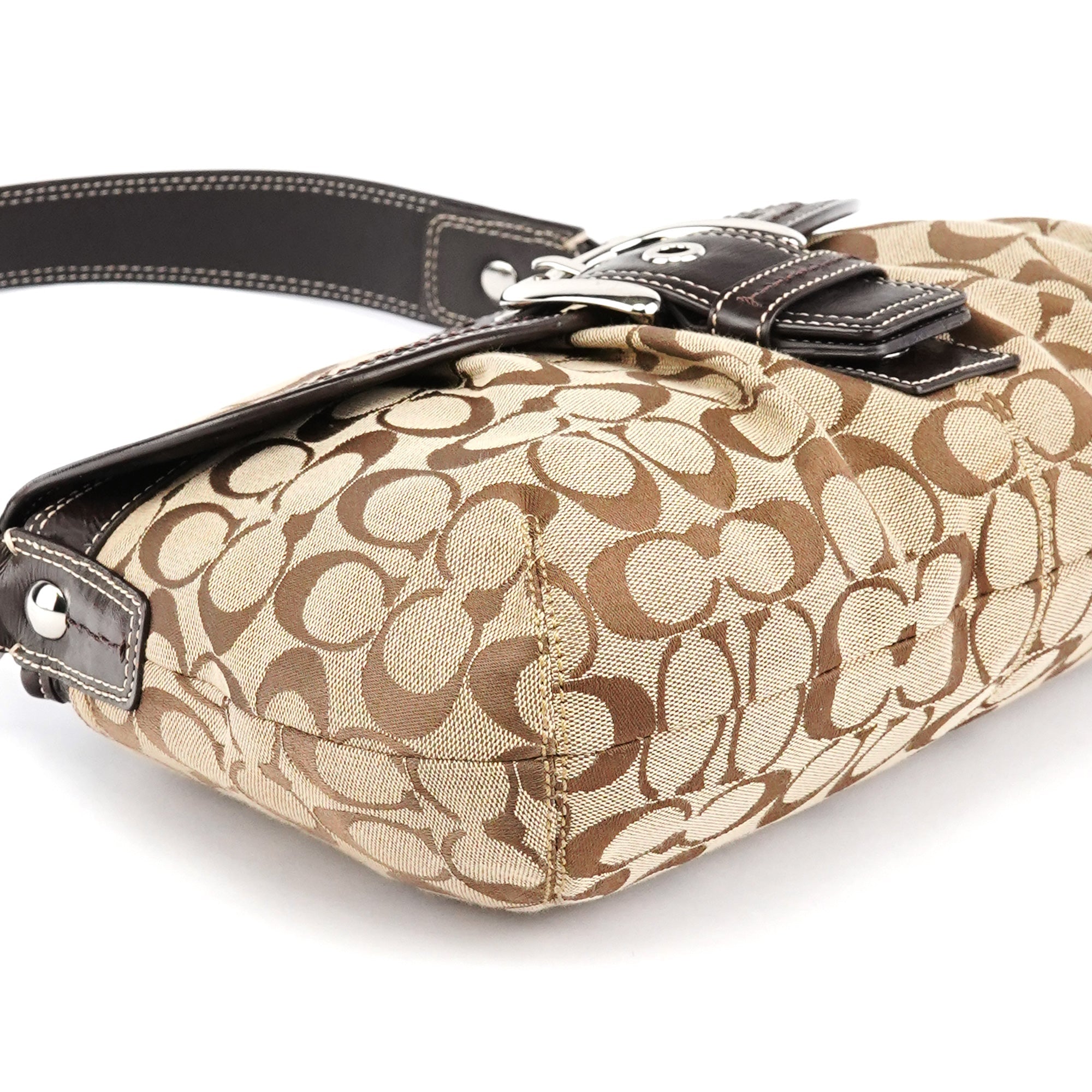 F15203 Beige Signature Soho Shoulder Bag