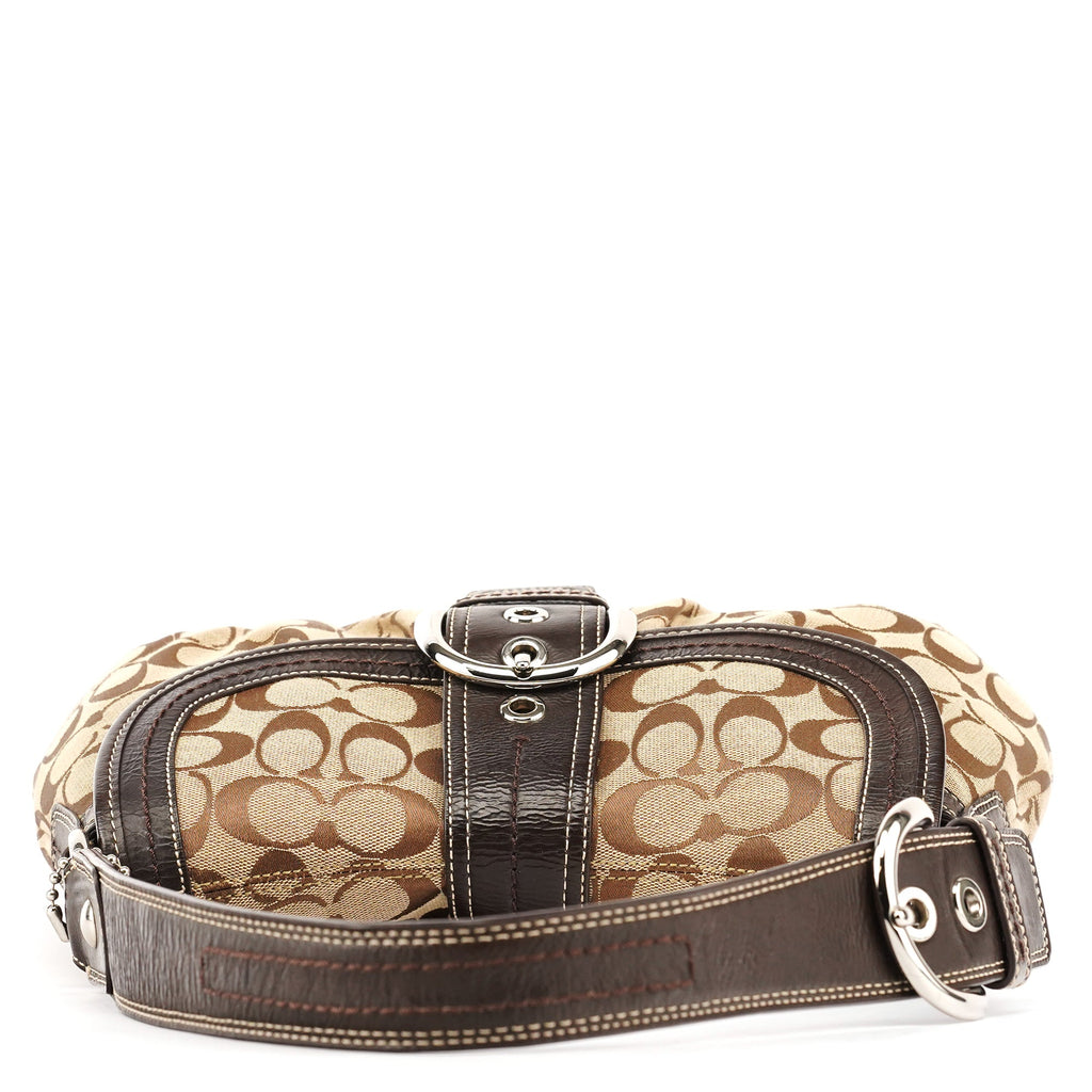 F15203 Beige Signature Soho Shoulder Bag