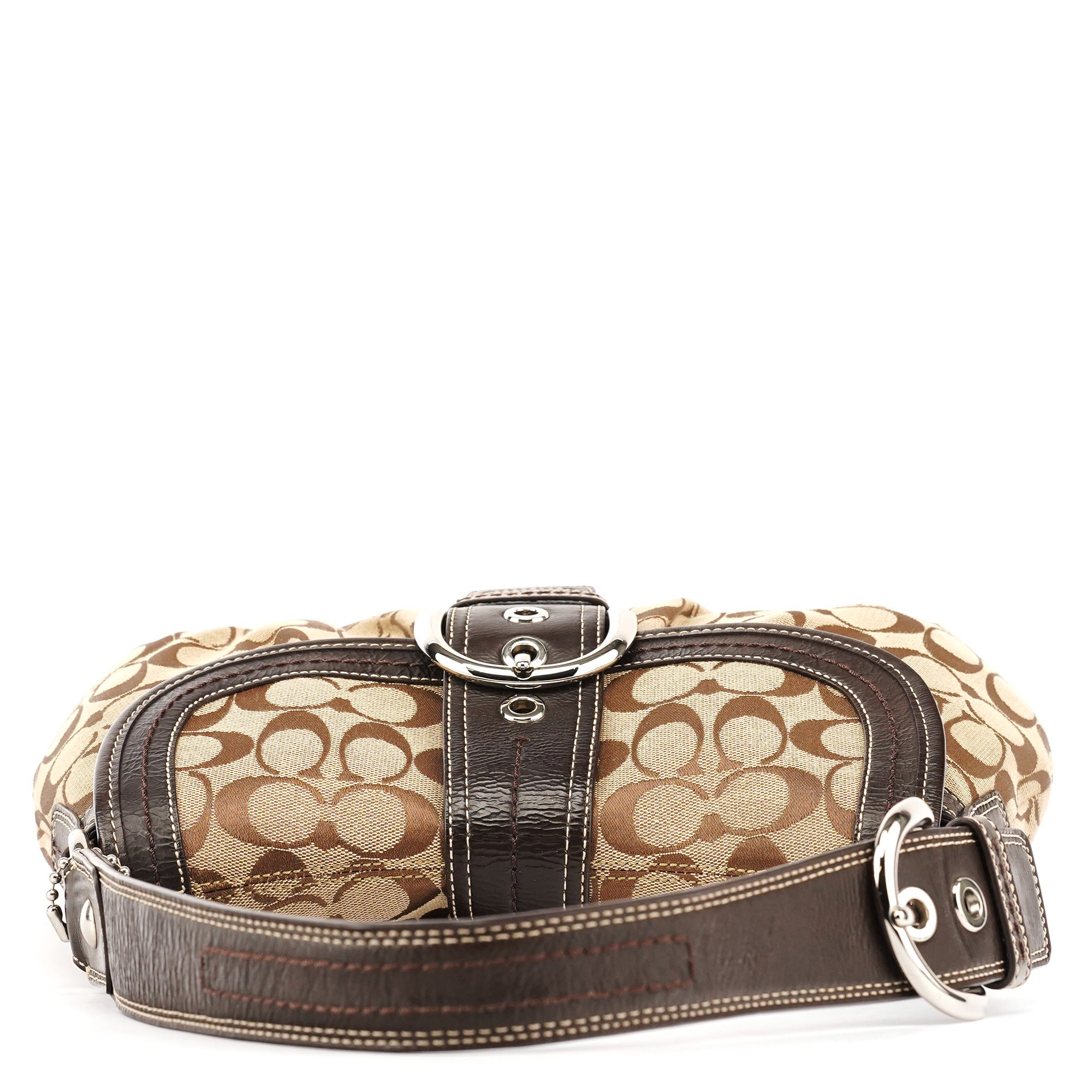 F15203 Beige Signature Soho Shoulder Bag