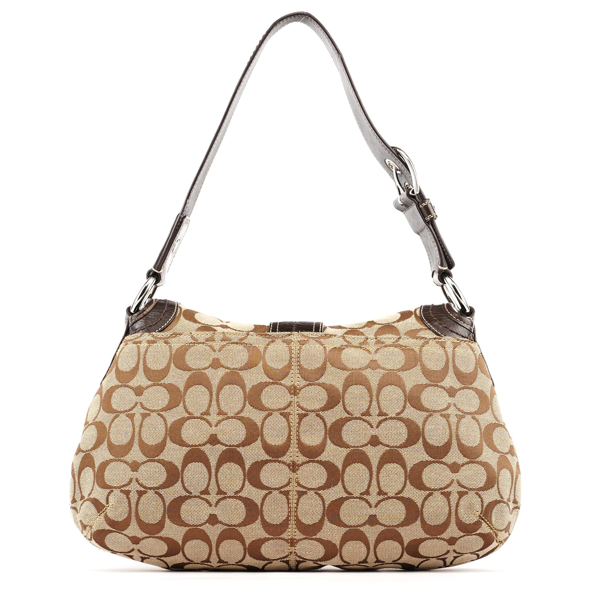 F15203 Beige Signature Soho Shoulder Bag