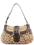 F15203 Beige Signature Soho Shoulder Bag