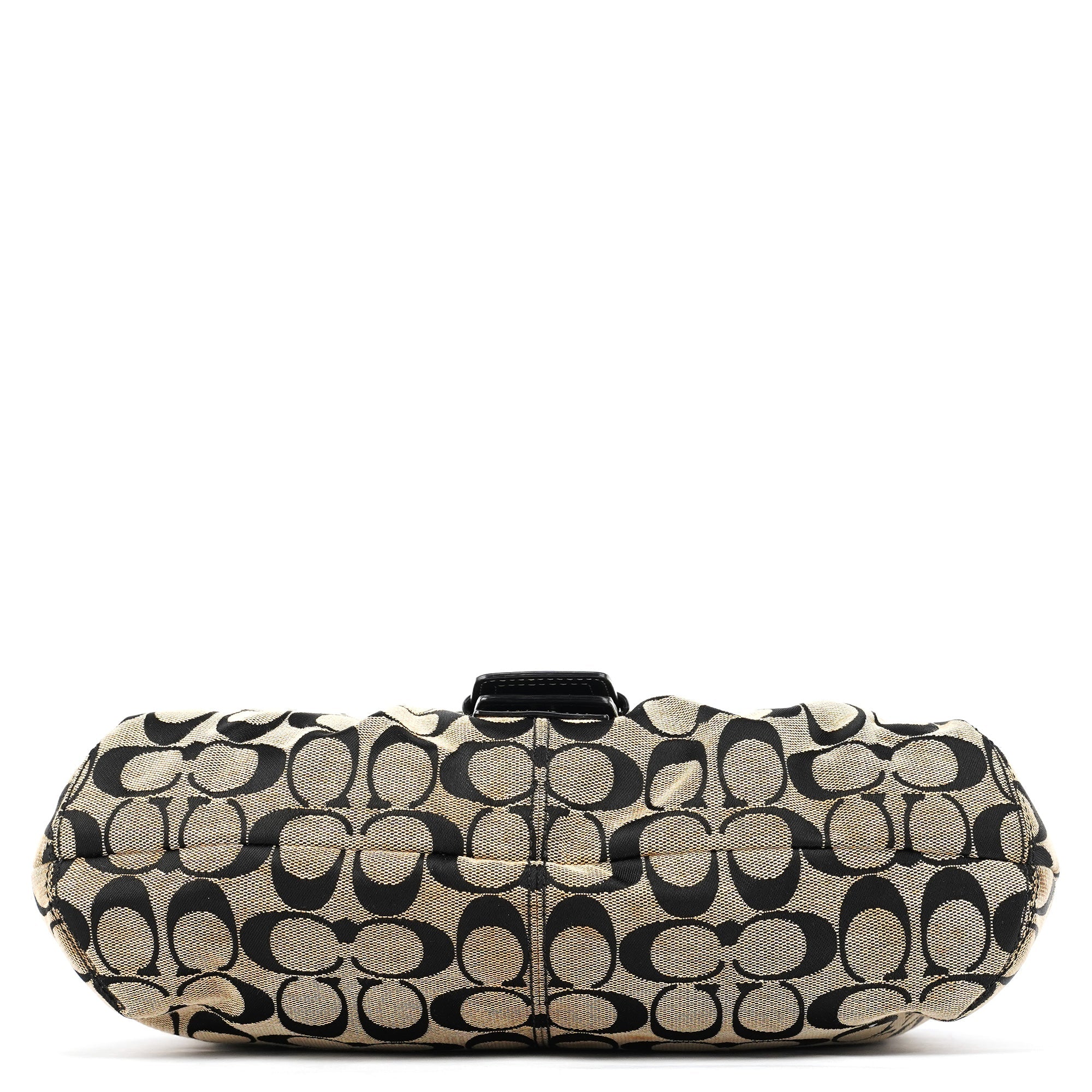 F15203 Grey Black Signature Soho Shoulder Bag