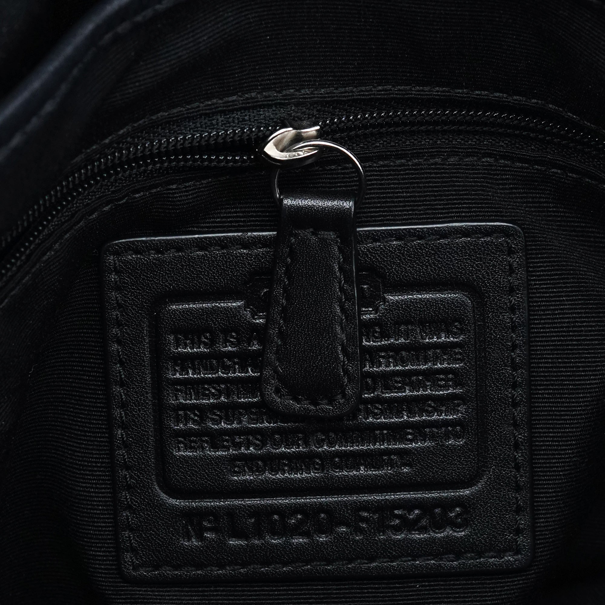 F15203 Grey Black Signature Soho Shoulder Bag