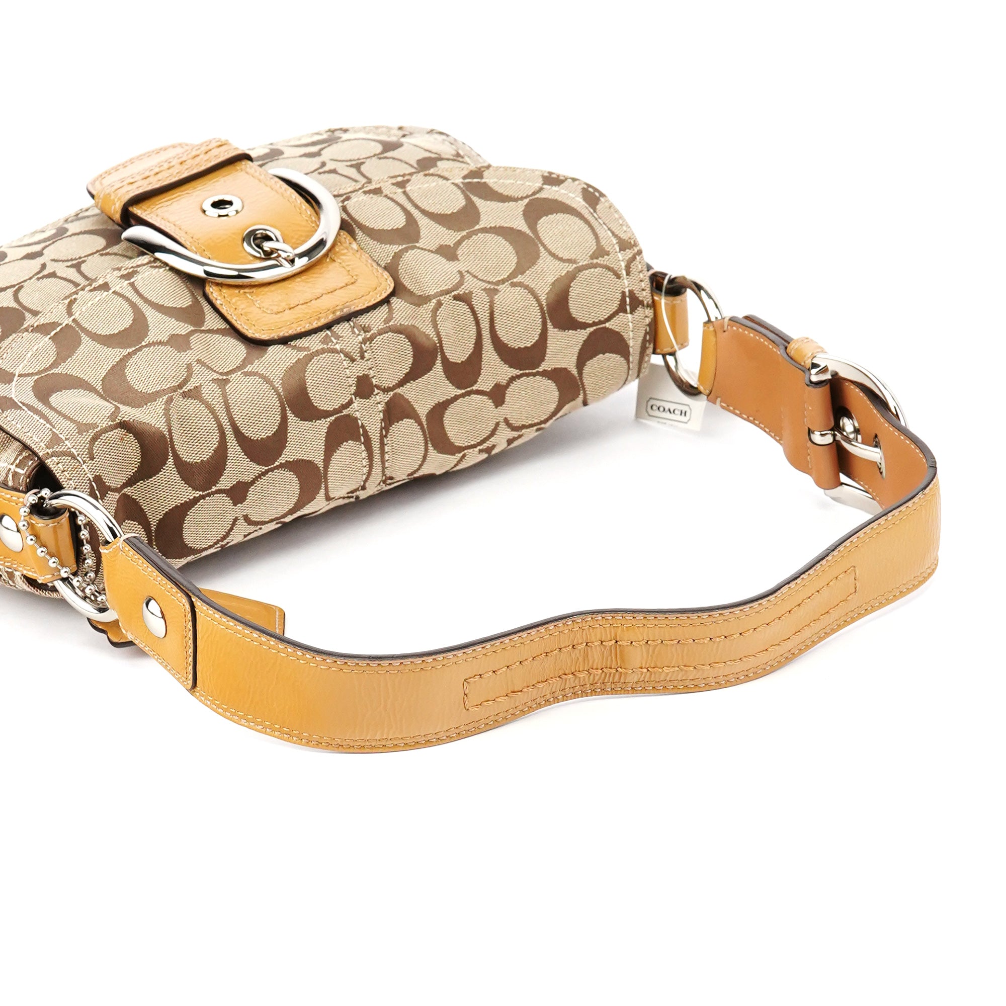 F15668 Beige Signature Soho Shoulder Bag