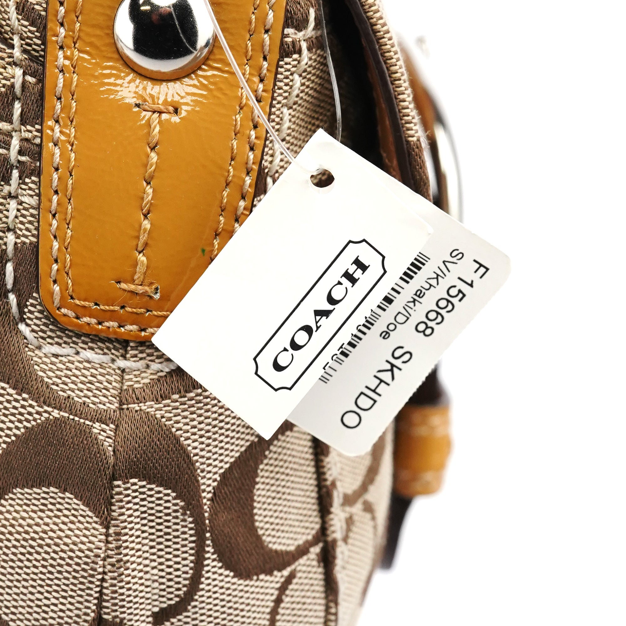 F15668 Beige Signature Soho Shoulder Bag