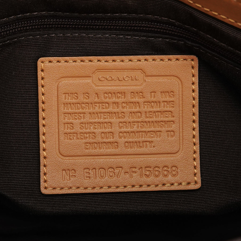 F15668 Beige Signature Soho Shoulder Bag