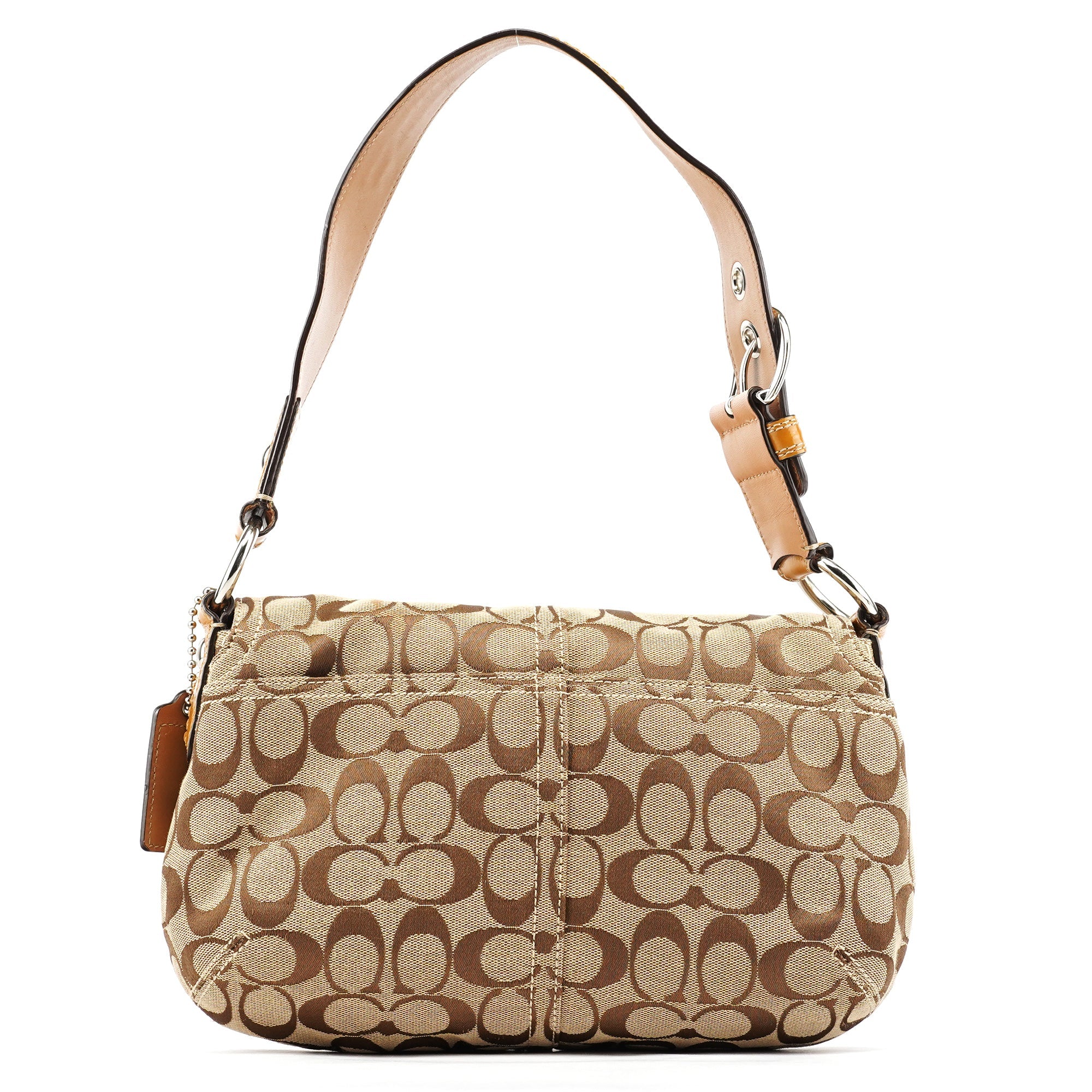 F15668 Beige Signature Soho Shoulder Bag