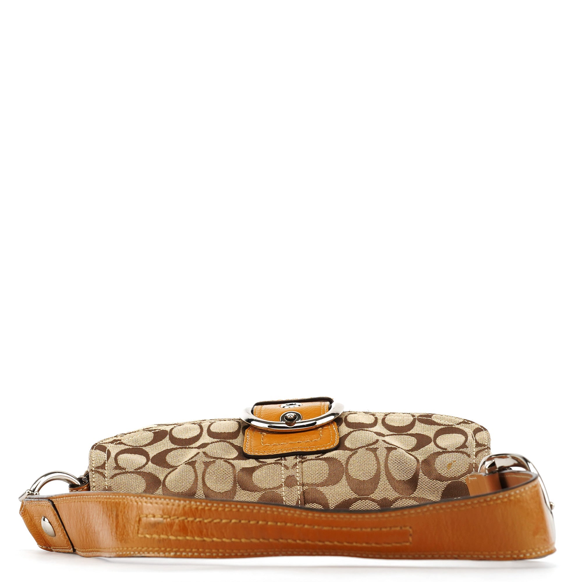 F15668 Beige Signature Soho Shoulder Bag
