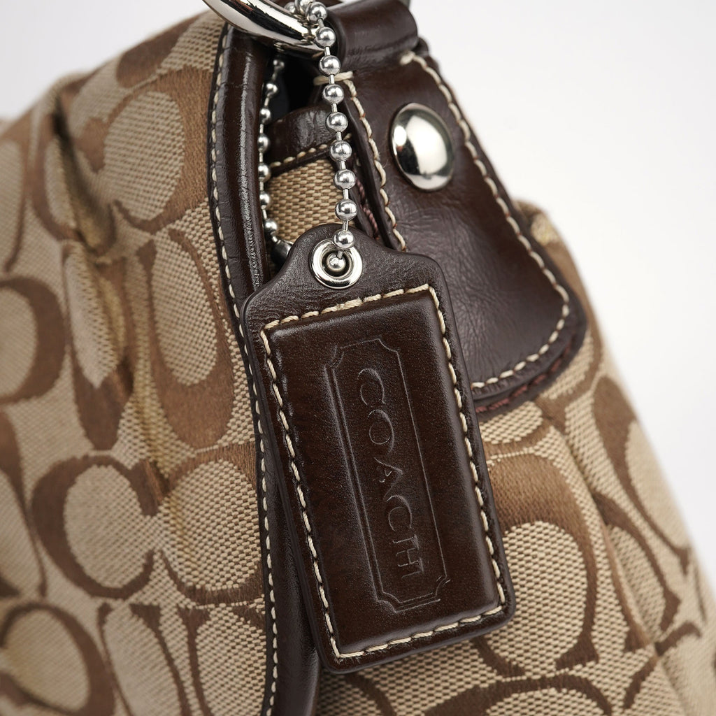 F17093 Beige Brown Soho Shoulder Bag