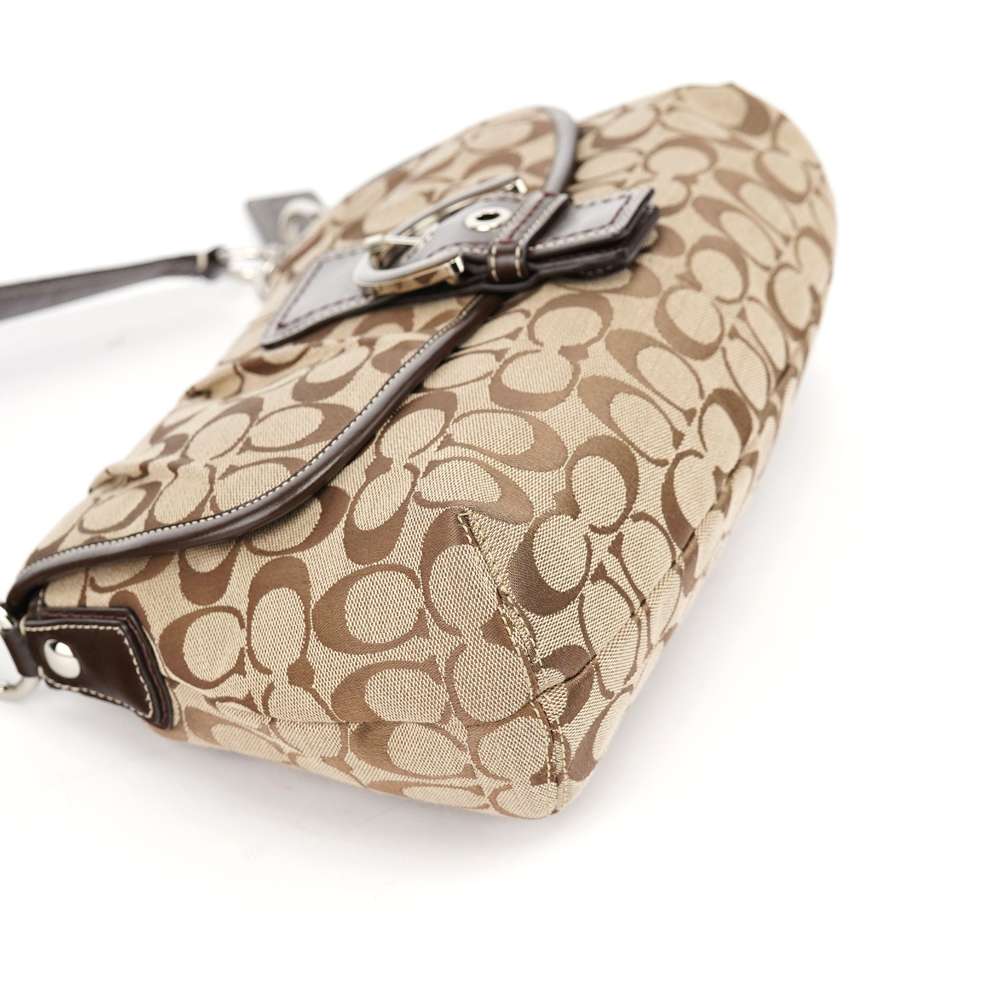 F17093 Beige Brown Soho Shoulder Bag