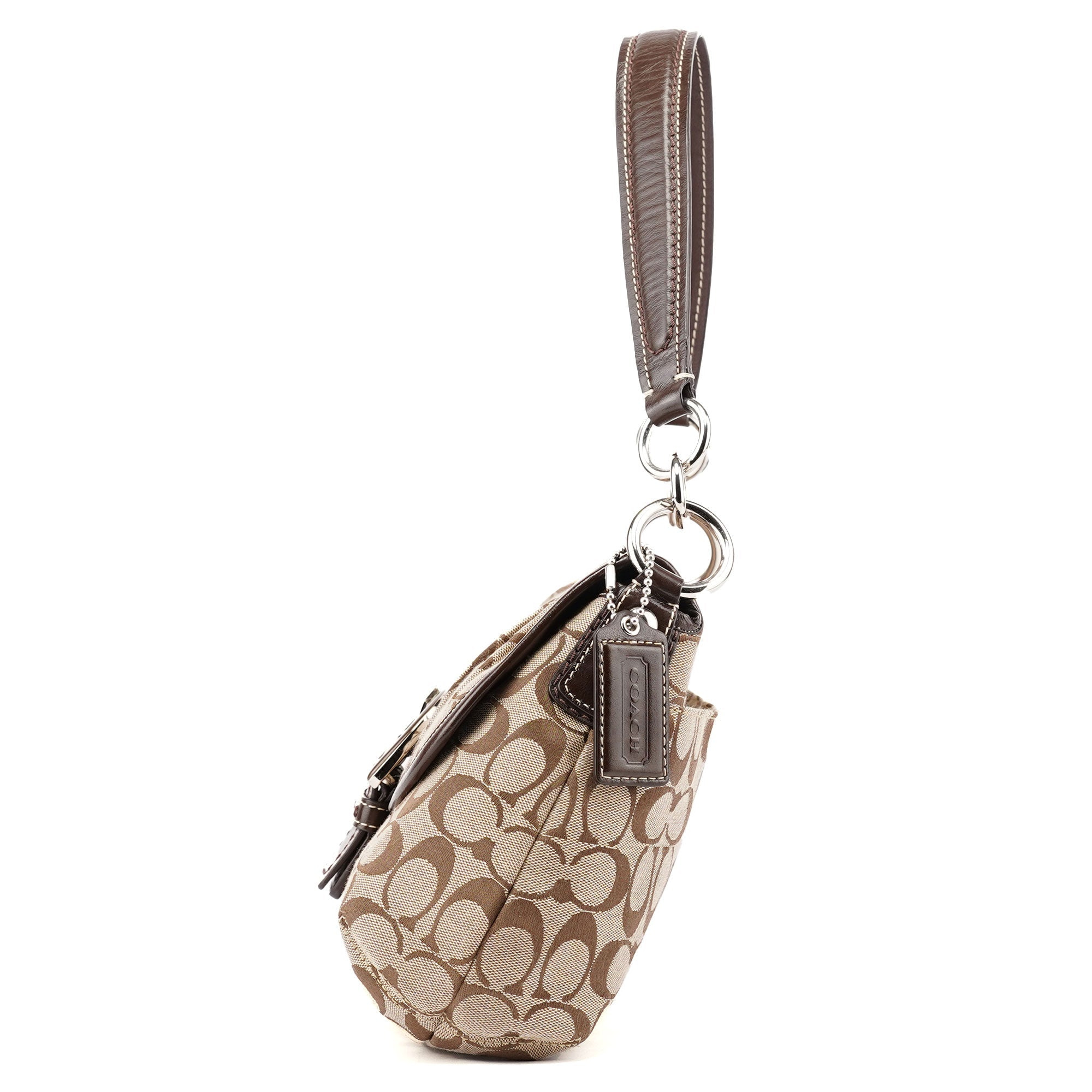 F17093 Beige Brown Soho Shoulder Bag