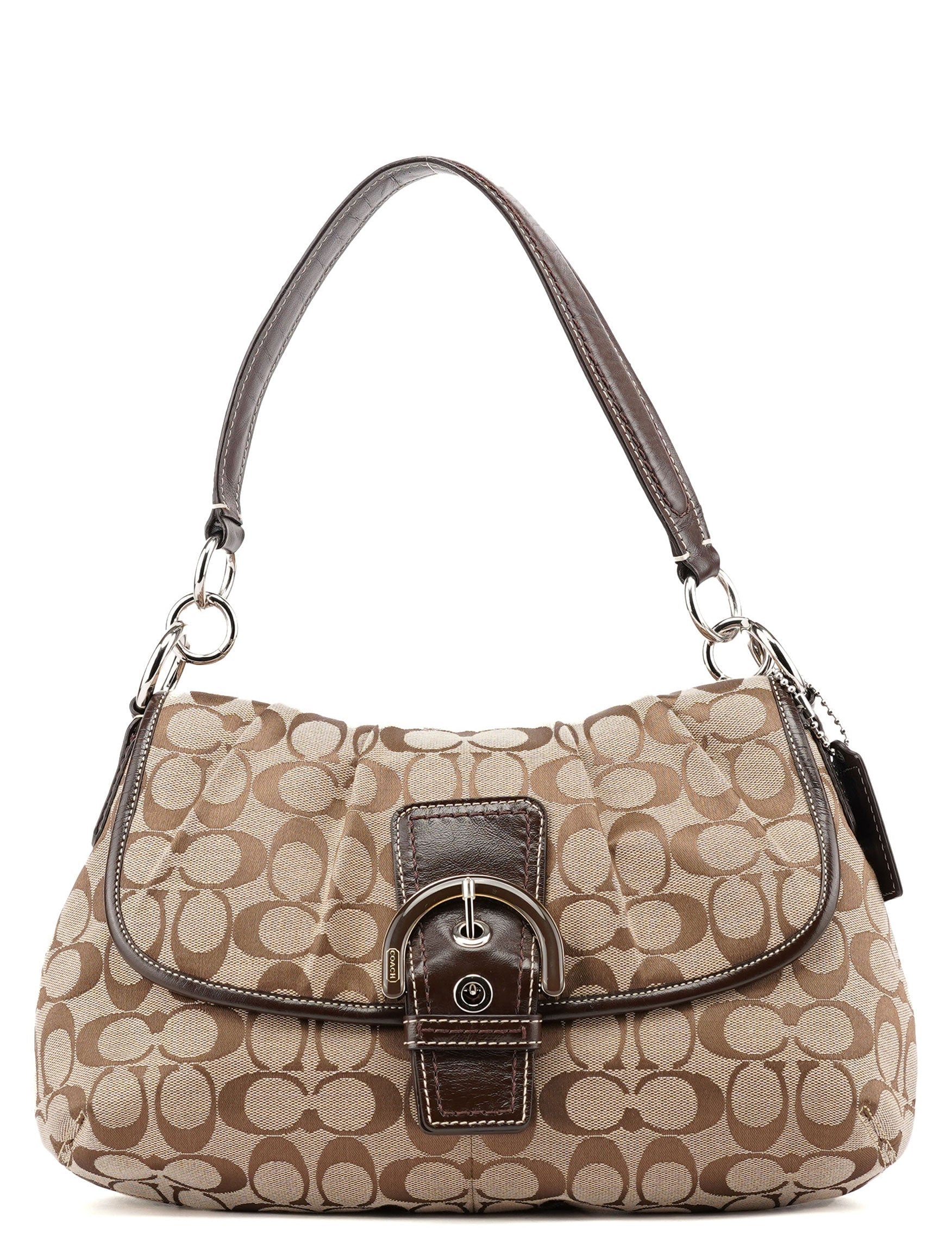 F17093 Beige Brown Soho Shoulder Bag