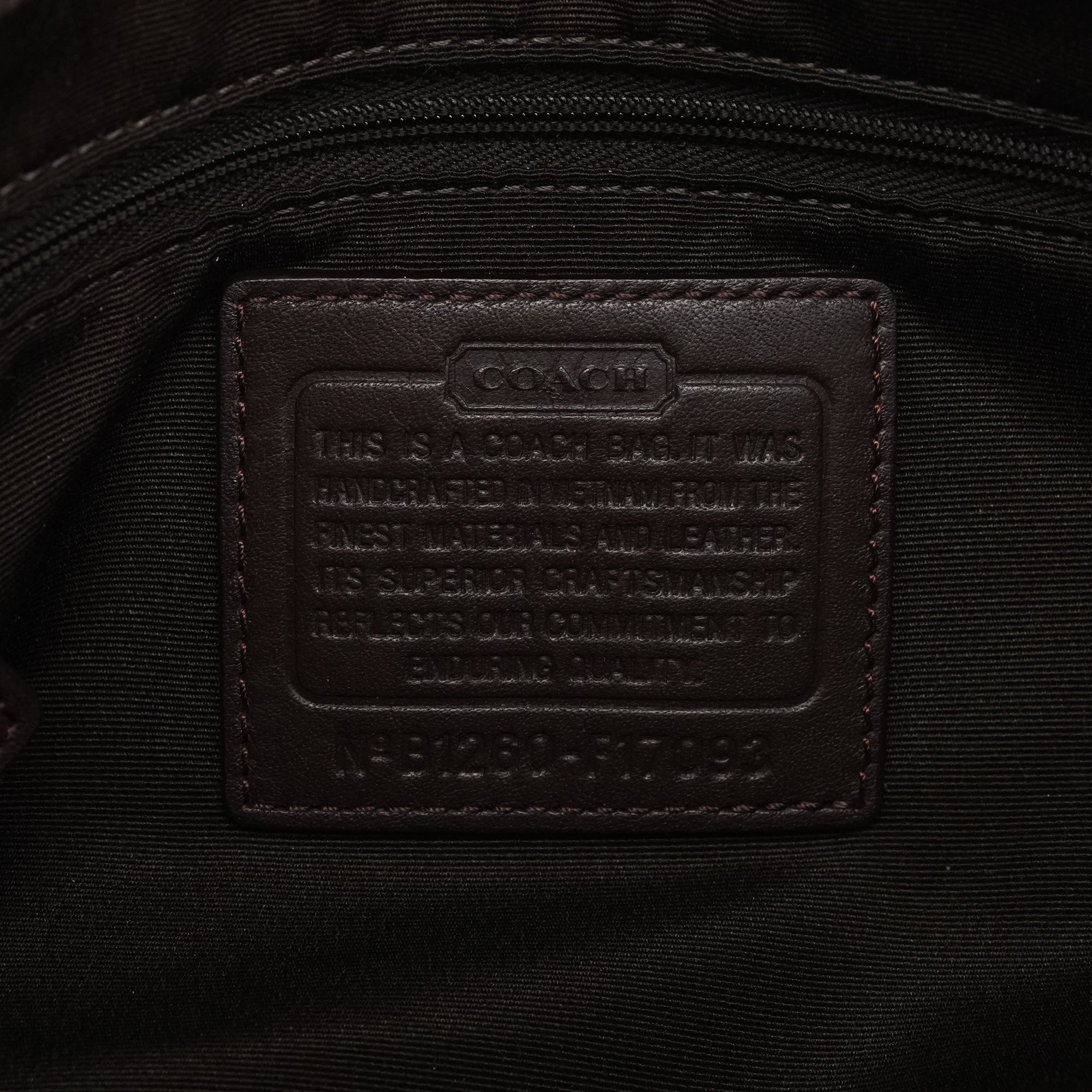 F17093 Beige Brown Soho Shoulder Bag