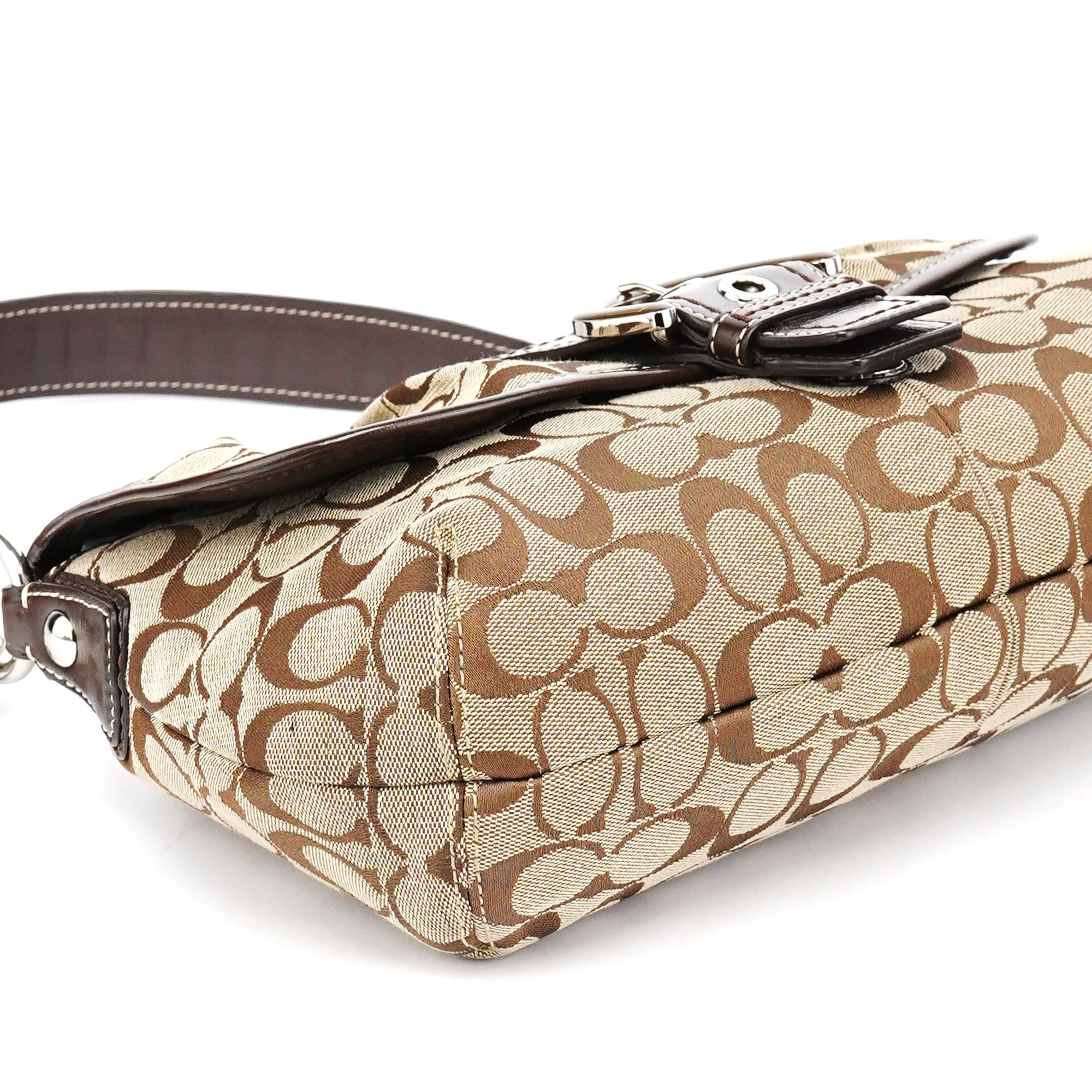 F17093 Beige Brown Soho Shoulder Bag