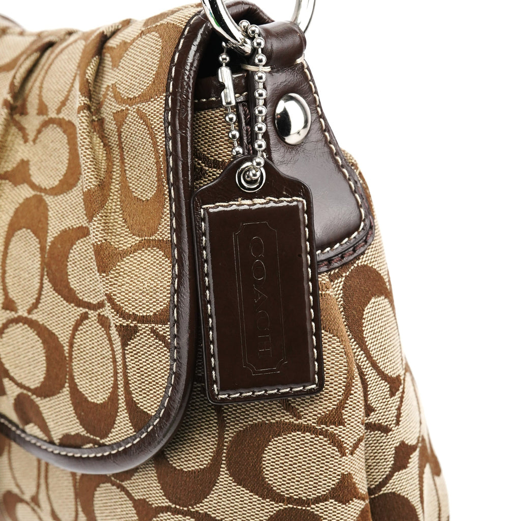 F17093 Beige Brown Soho Shoulder Bag