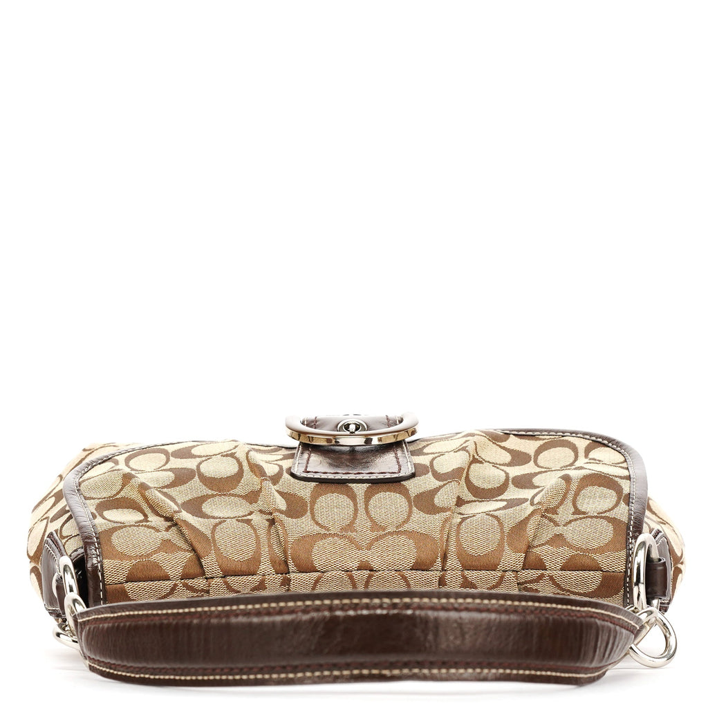 F17093 Beige Brown Soho Shoulder Bag