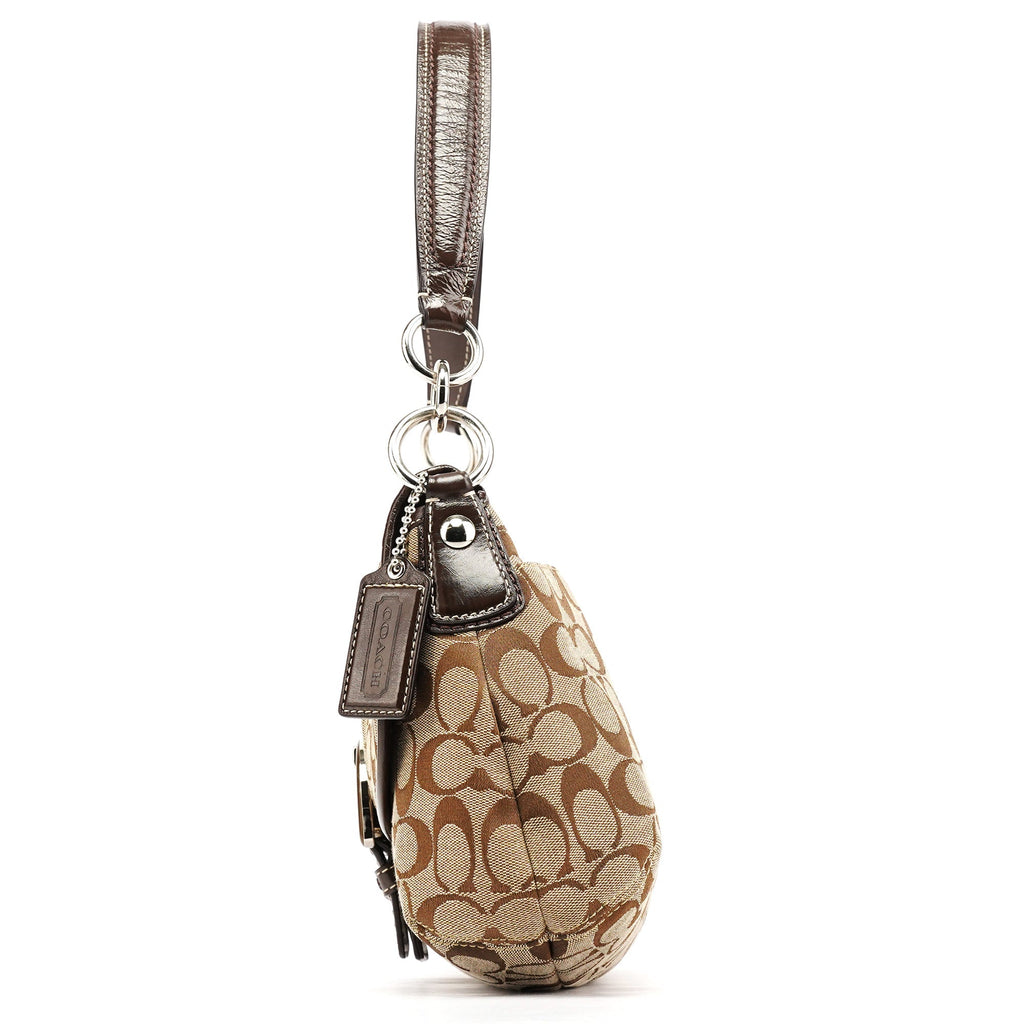 F17093 Beige Brown Soho Shoulder Bag
