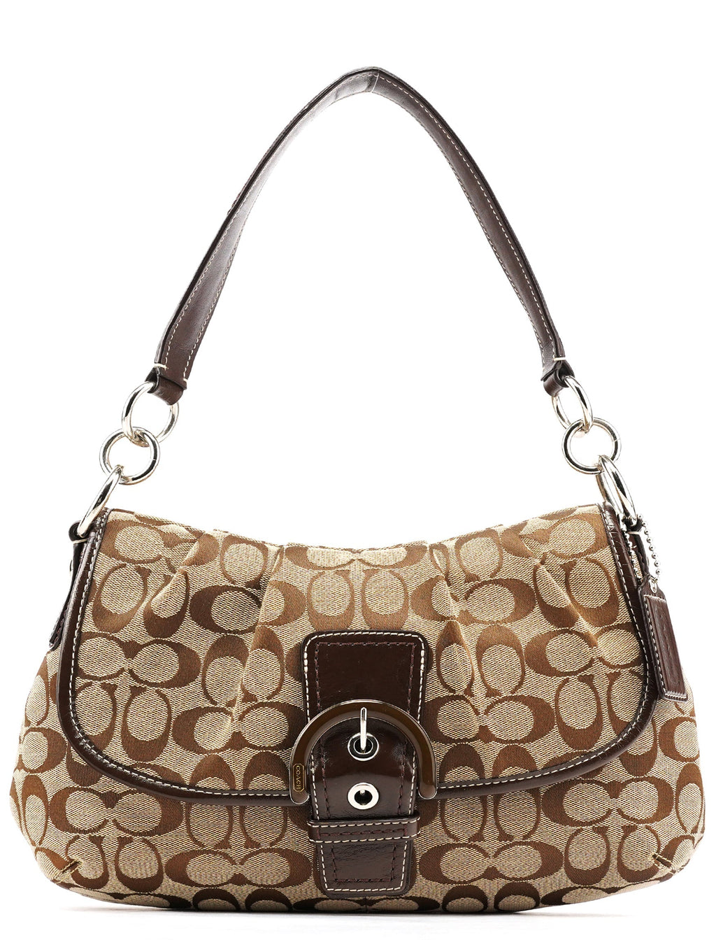 F17093 Beige Brown Soho Shoulder Bag