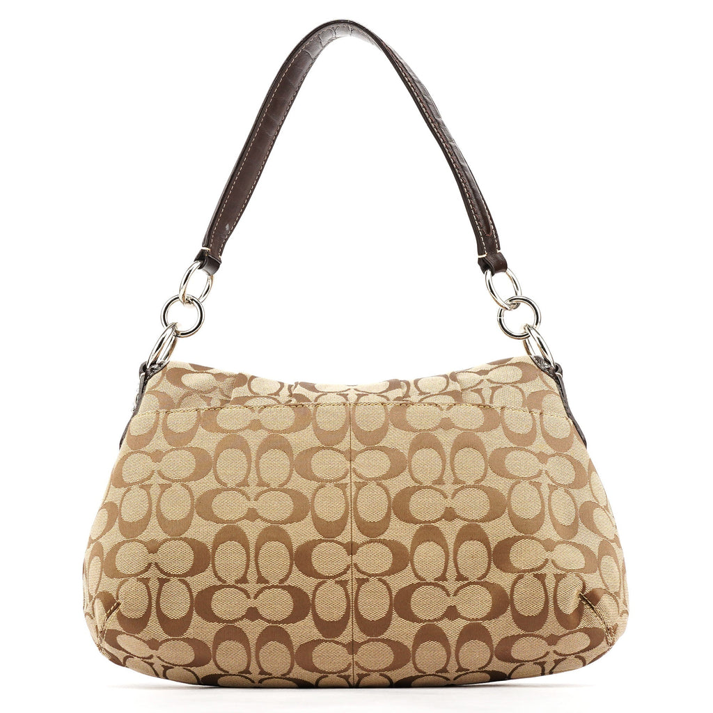 F17093 Beige Brown Soho Shoulder Bag
