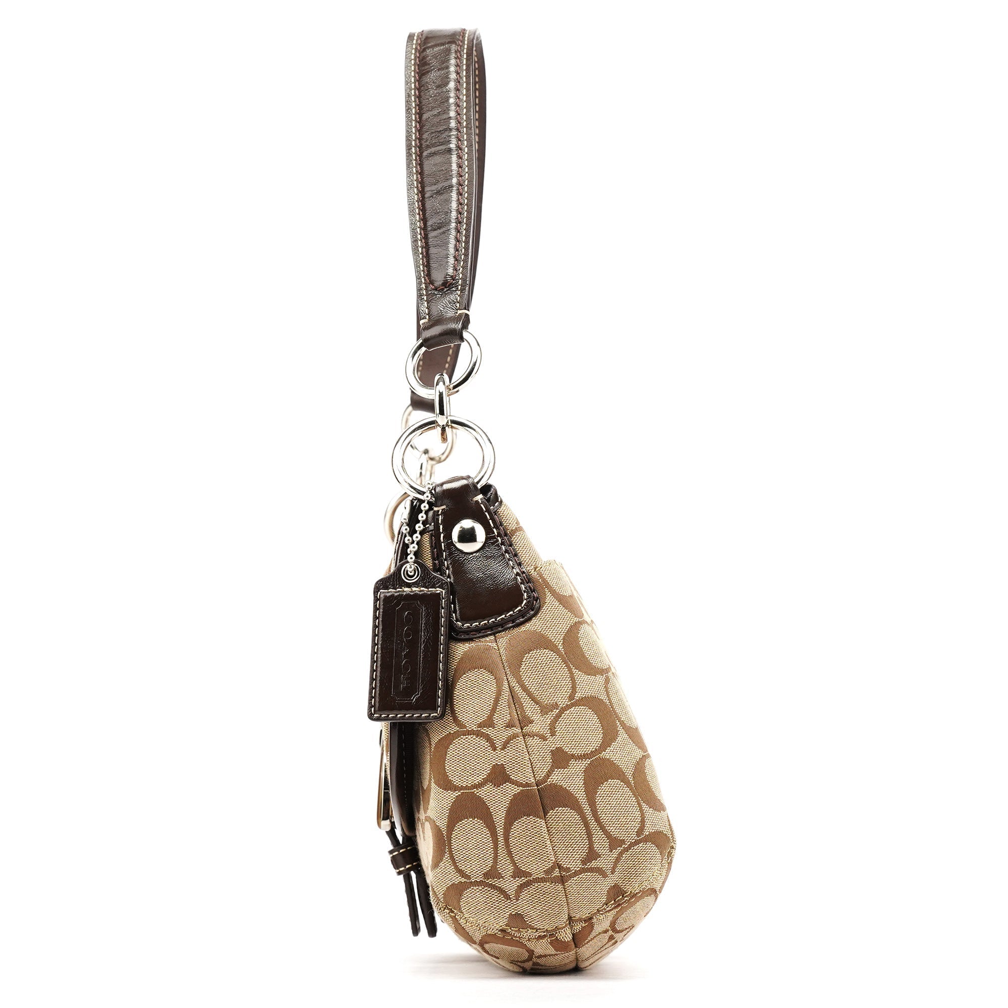 F17093 Beige Brown Soho Shoulder Bag