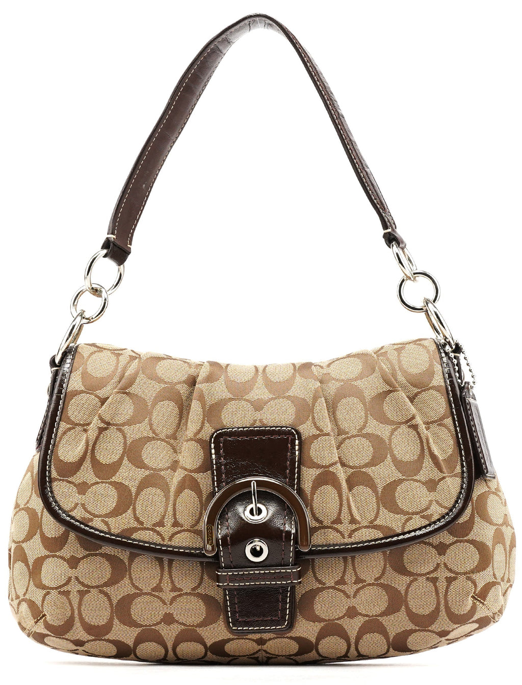 F17093 Beige Brown Soho Shoulder Bag