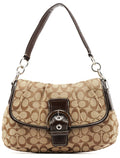 F17093 Beige Brown Soho Shoulder Bag