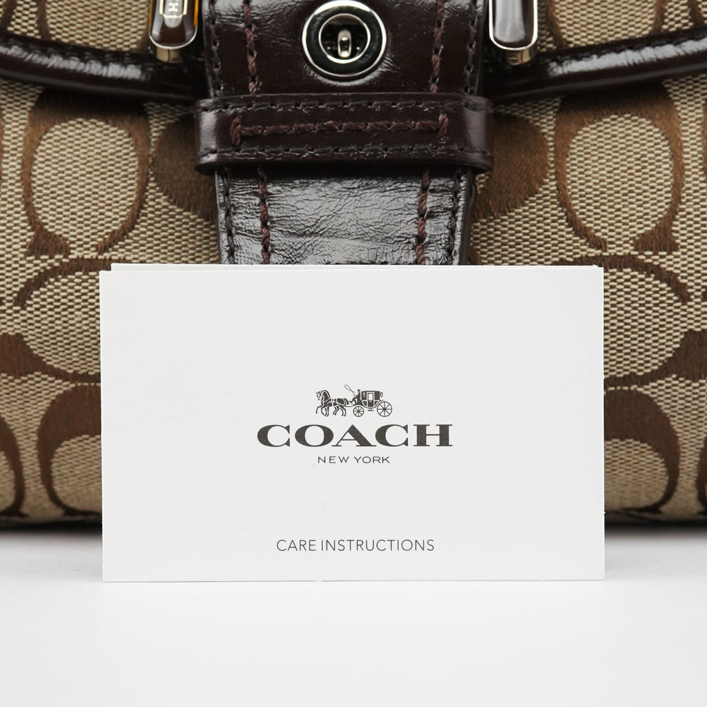 F17093 Beige Brown Soho Shoulder Bag