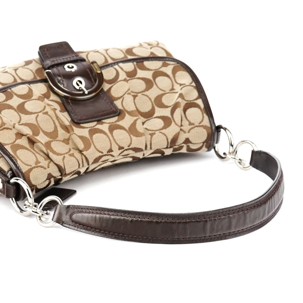 F17093 Beige Brown Soho Shoulder Bag