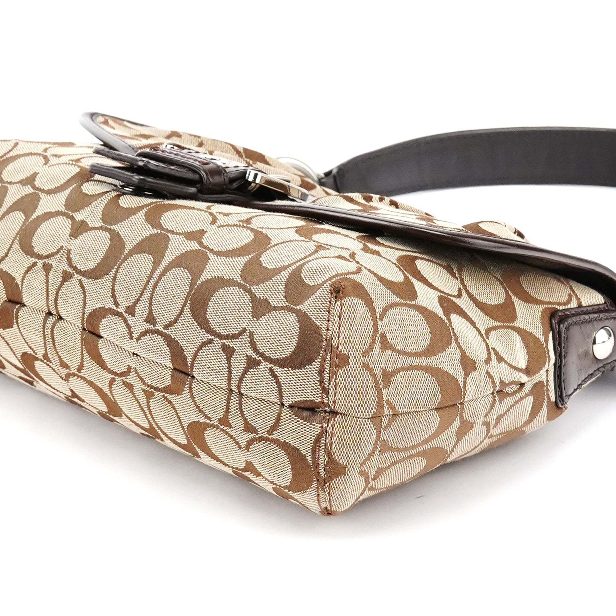 F17093 Beige Brown Soho Shoulder Bag