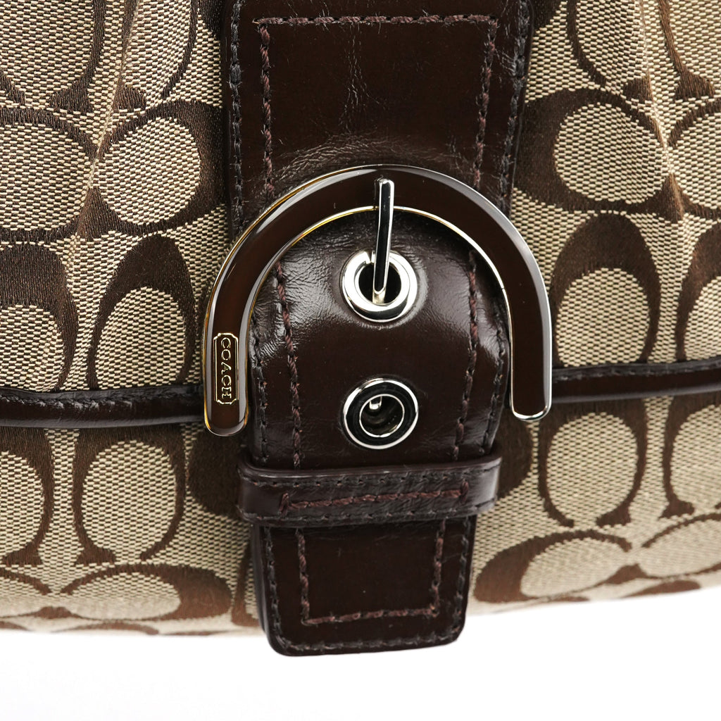 F17093 Beige Brown Soho Shoulder Bag