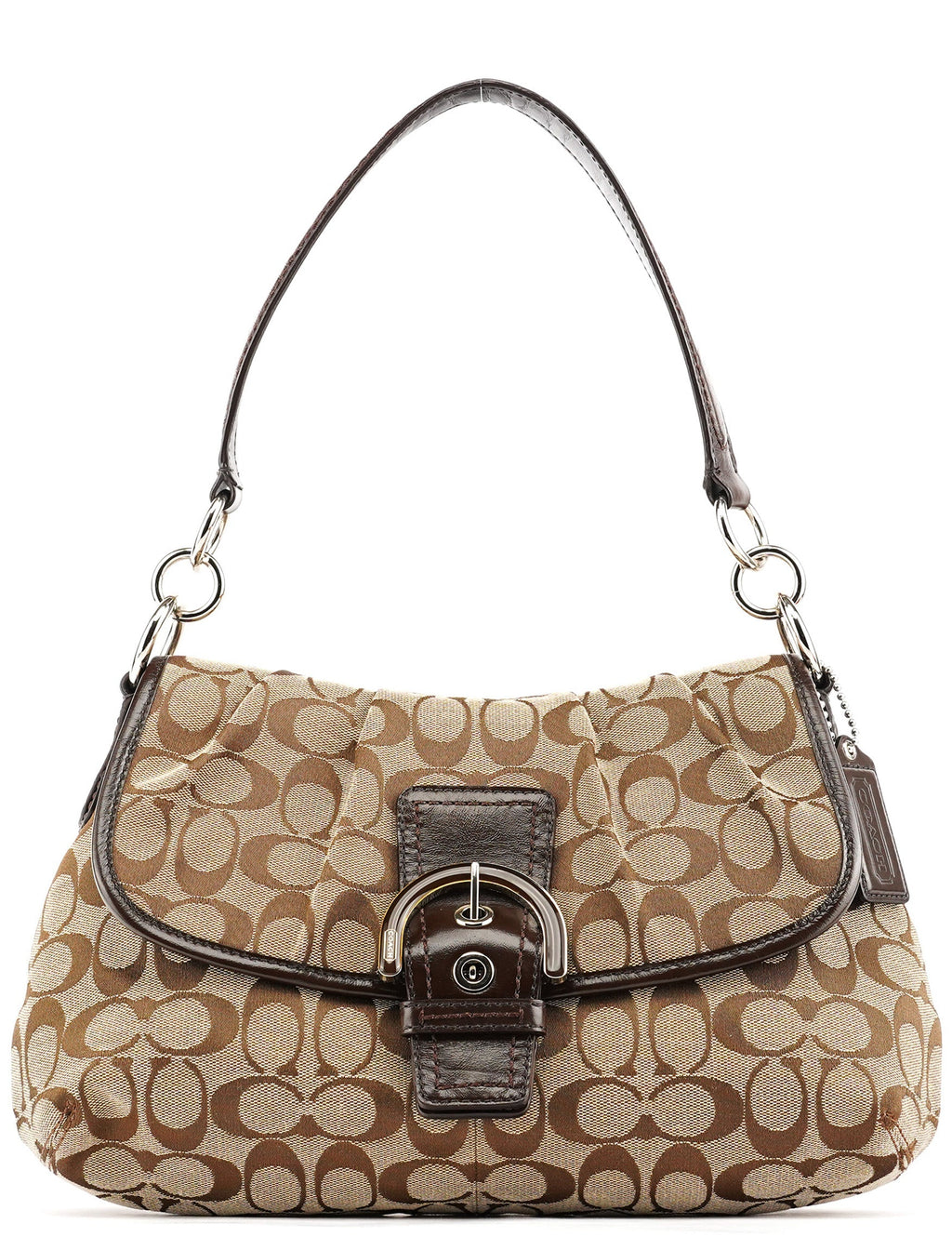 F17093 Beige Brown Soho Shoulder Bag